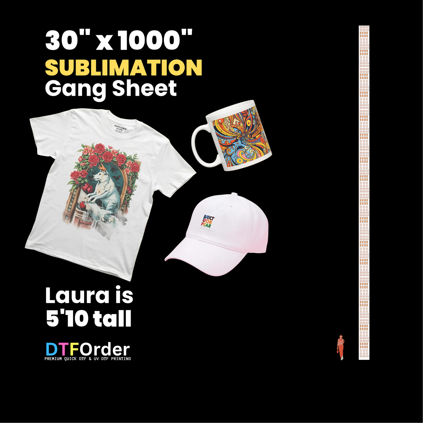 Gang Sheet Builder 30inch (Sublimation)