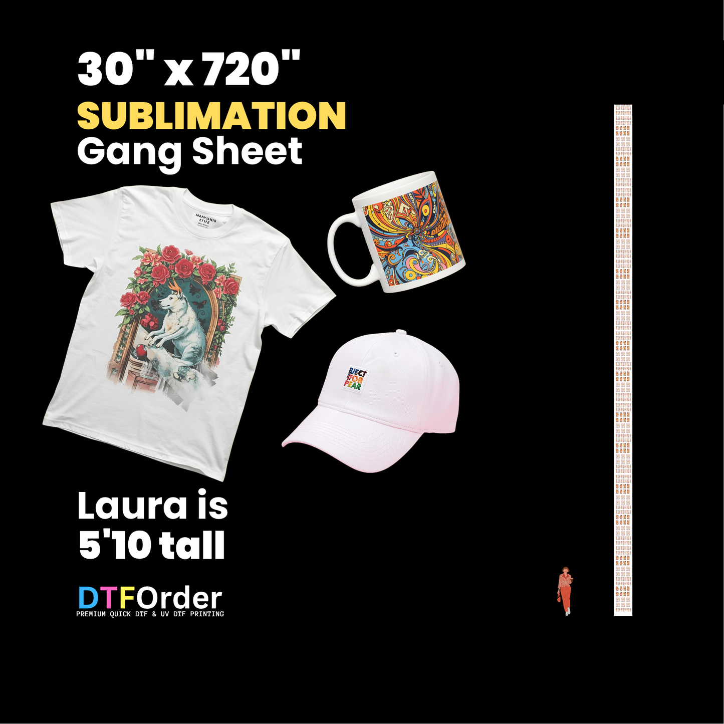 Gang Sheet Builder 30inch (Sublimation)