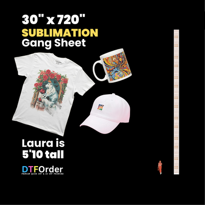Gang Sheet Builder 30inch (Sublimation)