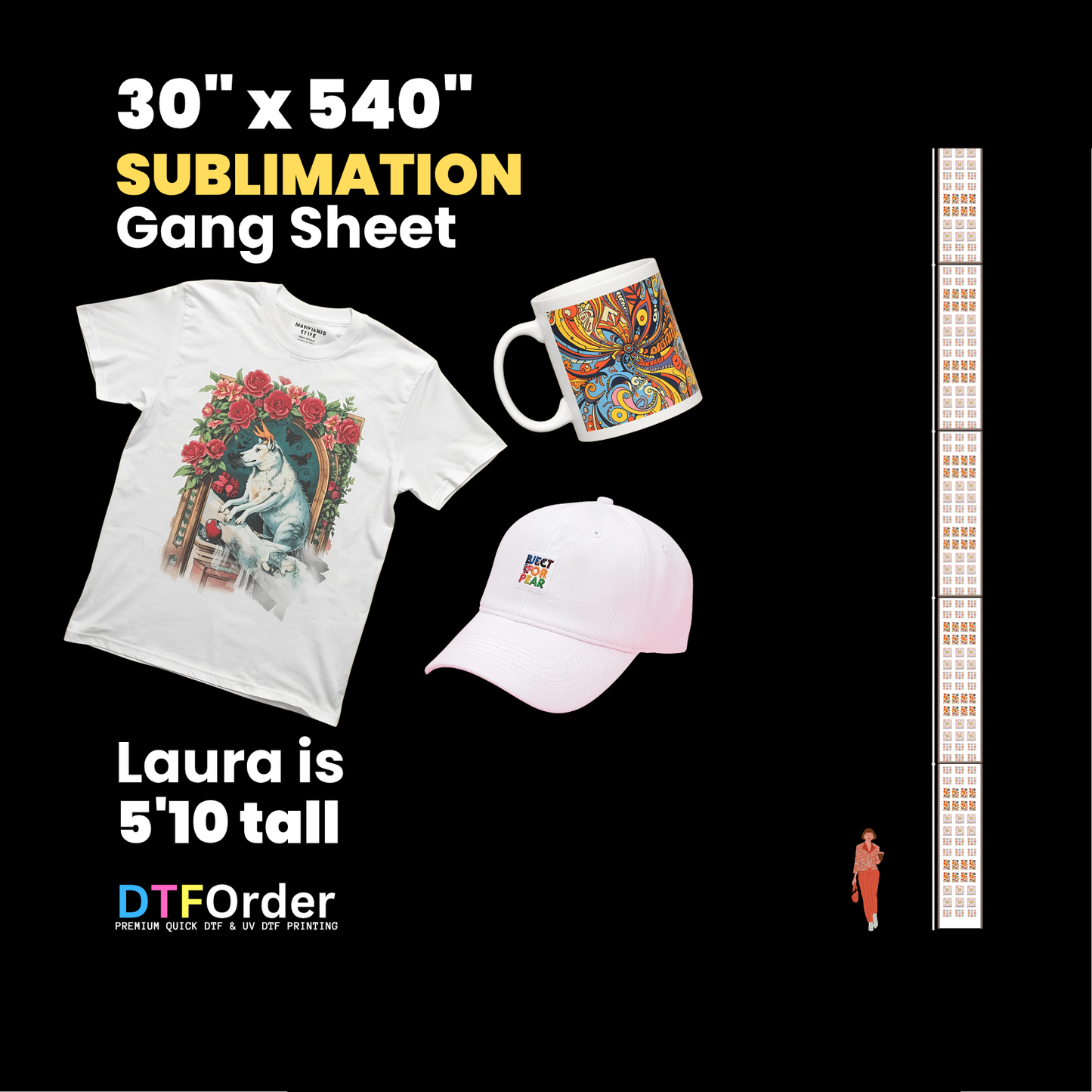 Gang Sheet Builder 30inch (Sublimation)