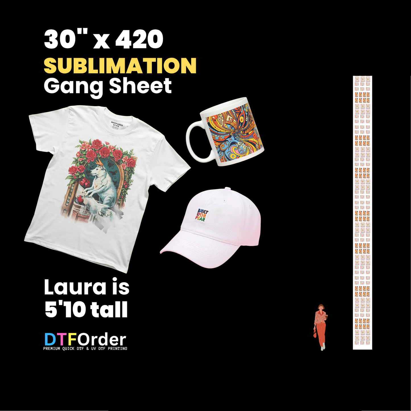 Gang Sheet Builder 30inch (Sublimation)