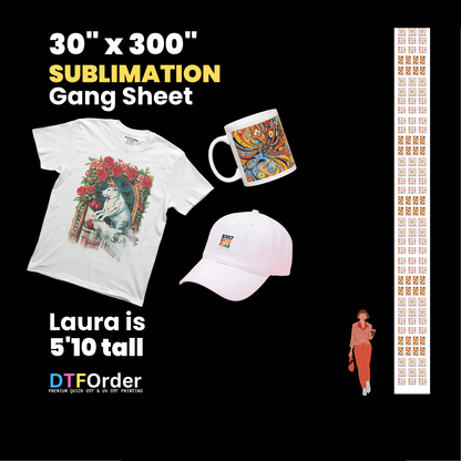 Gang Sheet Builder 30inch (Sublimation)