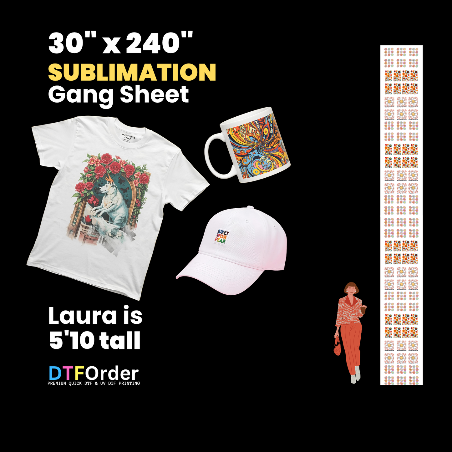 Gang Sheet Builder 30inch (Sublimation)