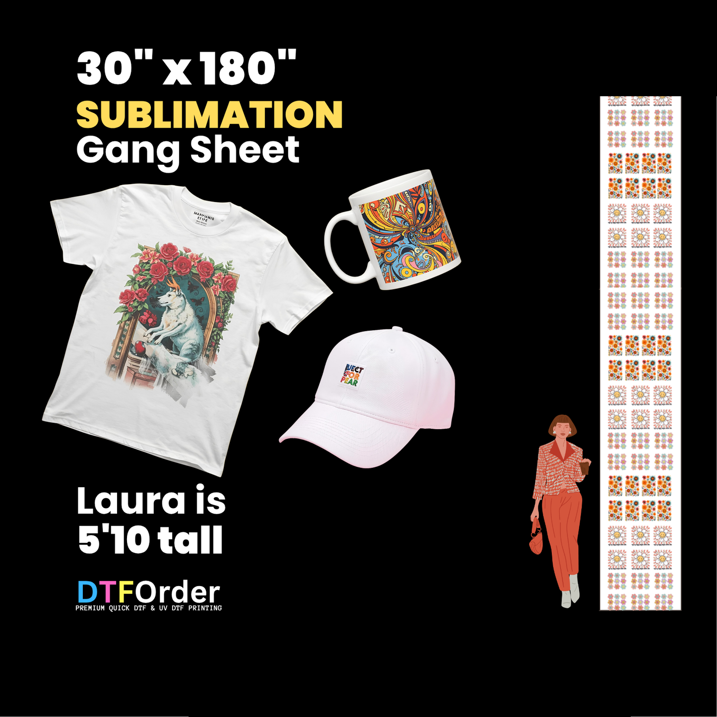Gang Sheet Builder 30inch (Sublimation)