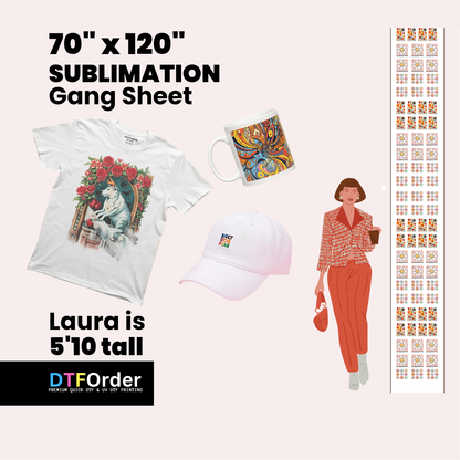 Gang Sheet Builder 70inch (Sublimation)