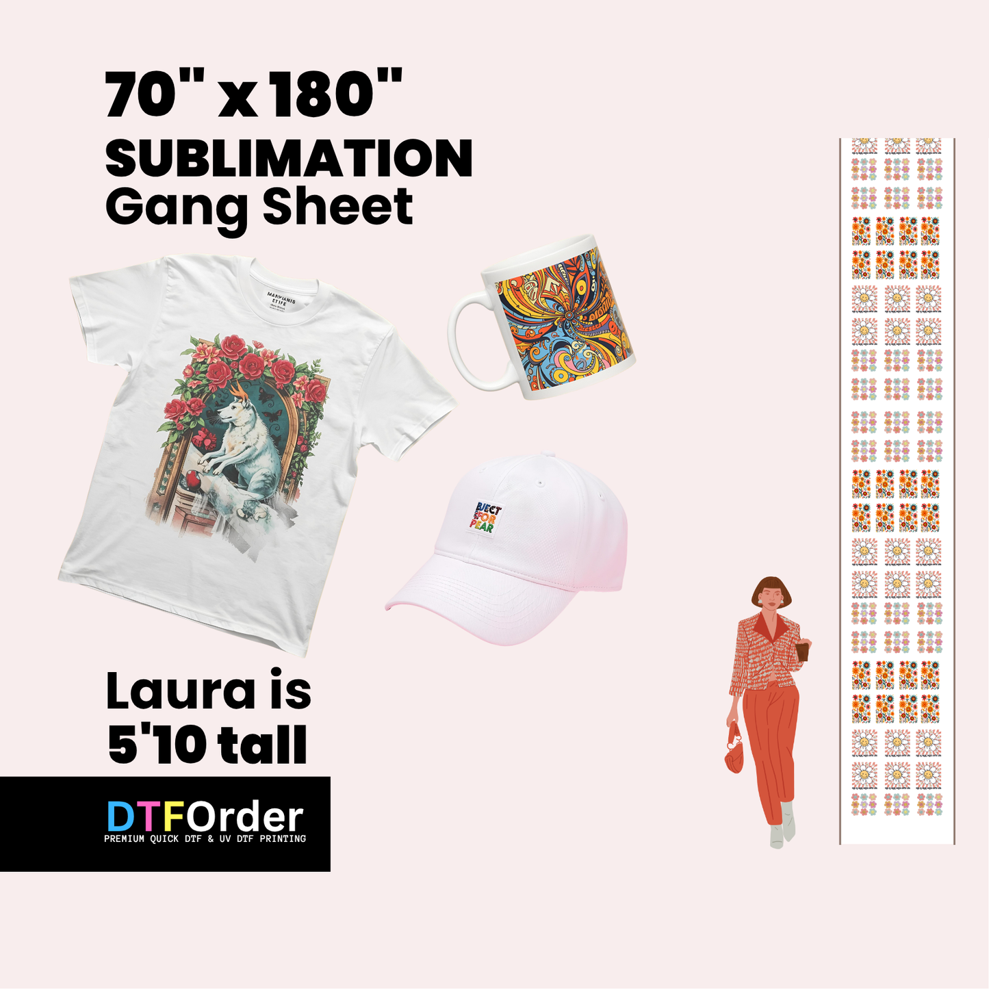 Gang Sheet Builder 70inch (Sublimation)