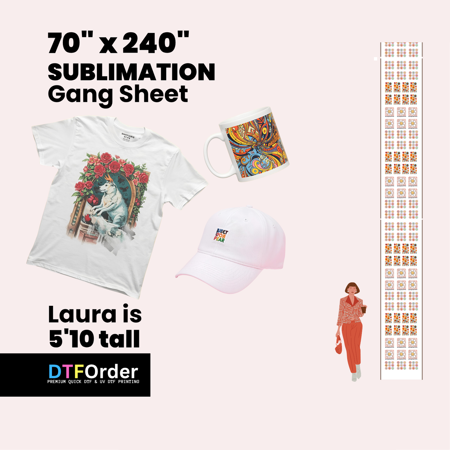 Gang Sheet Builder 70inch (Sublimation)