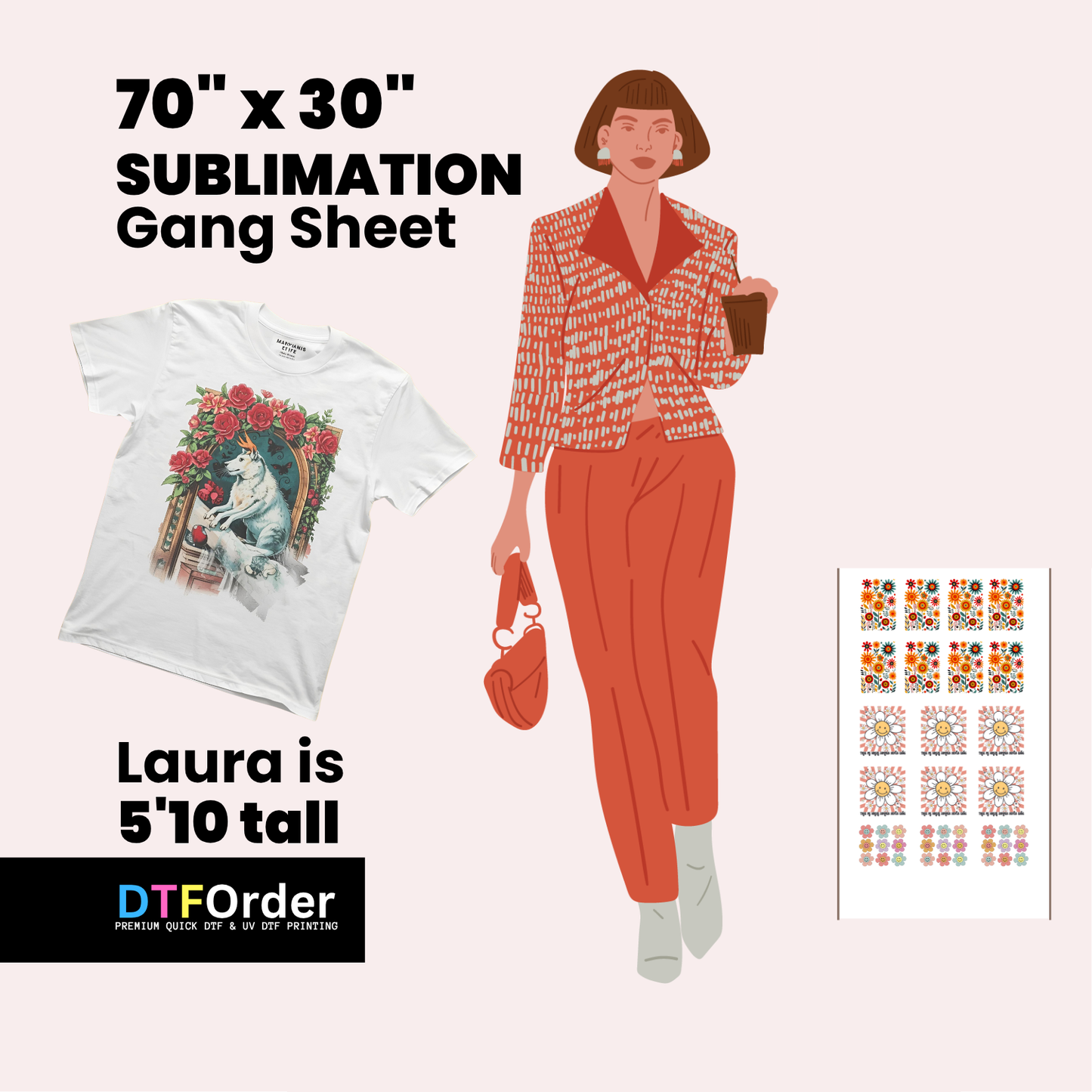 Gang Sheet Builder 70inch (Sublimation)