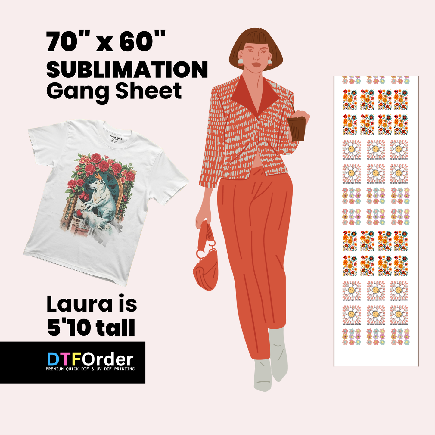 Gang Sheet Builder 70inch (Sublimation)