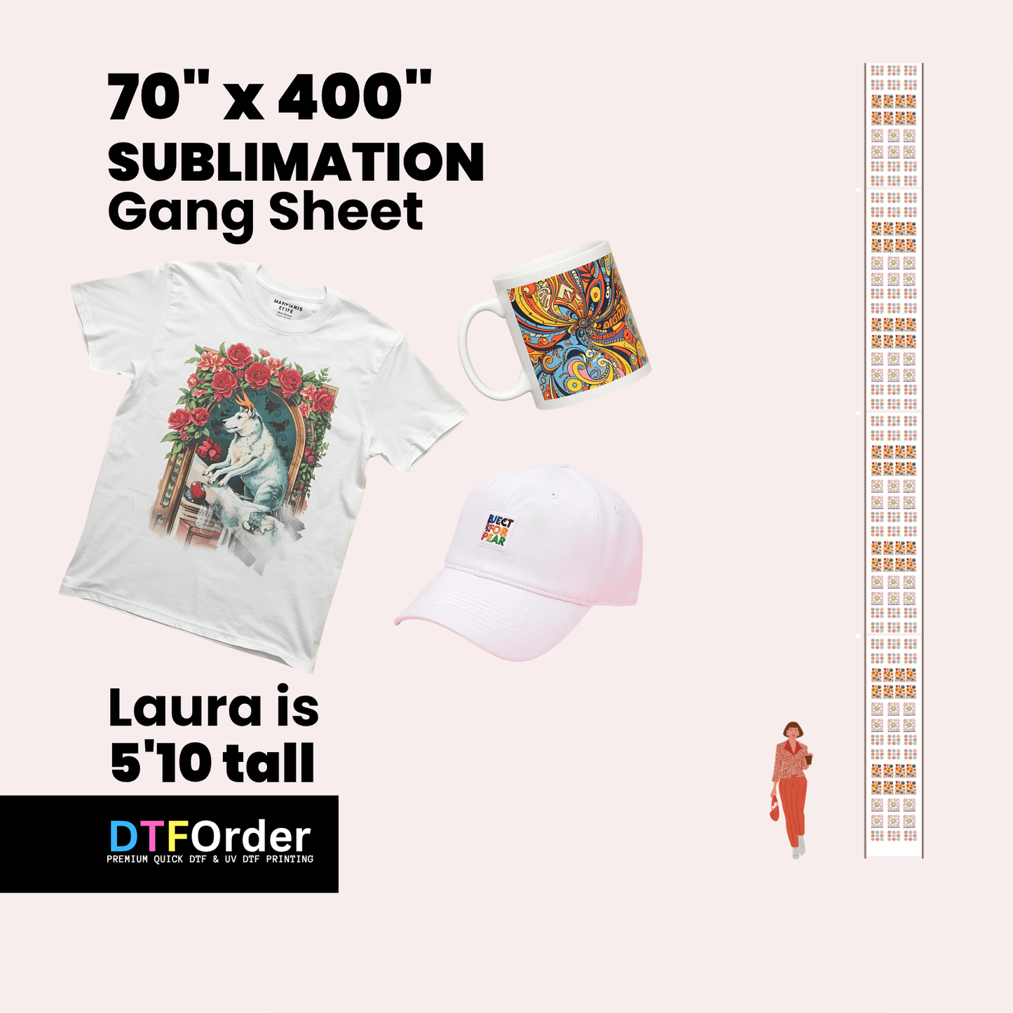 Gang Sheet Builder 70inch (Sublimation)