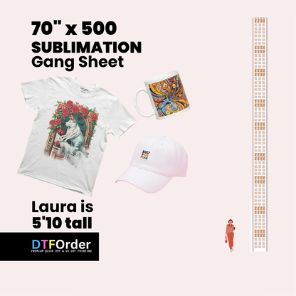 Gang Sheet Upload 70inch (Sublimation)