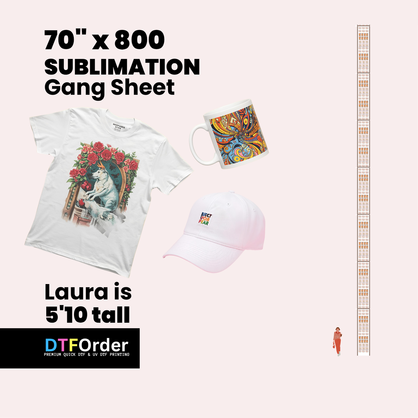 Gang Sheet Upload 70inch (Sublimation)