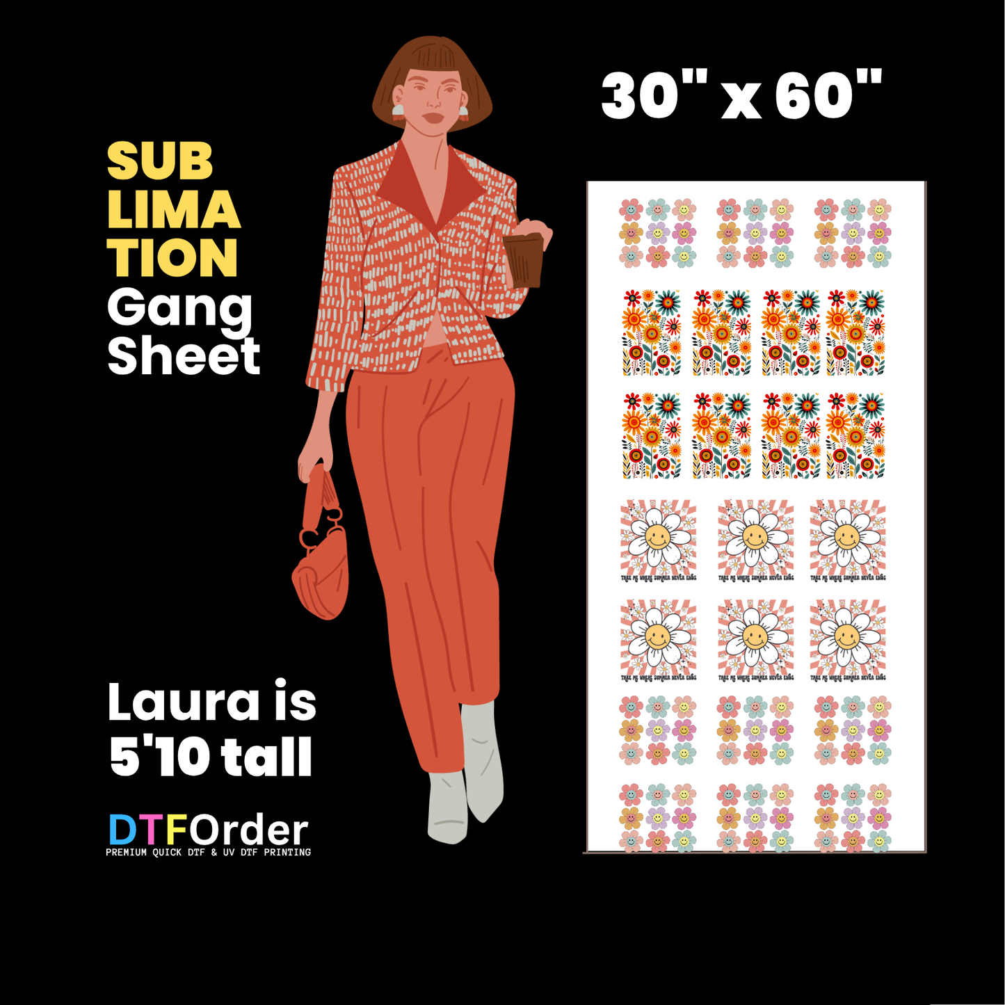 Gang Sheet Builder 30inch (Sublimation)