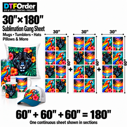 Gang Sheet Upload 30inch (Sublimation)