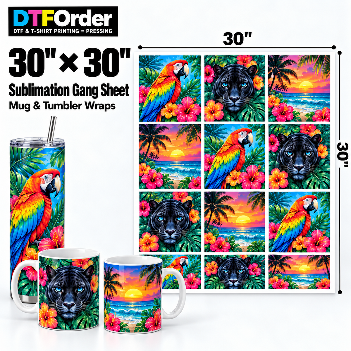 Gang Sheet Builder 30inch (Sublimation)