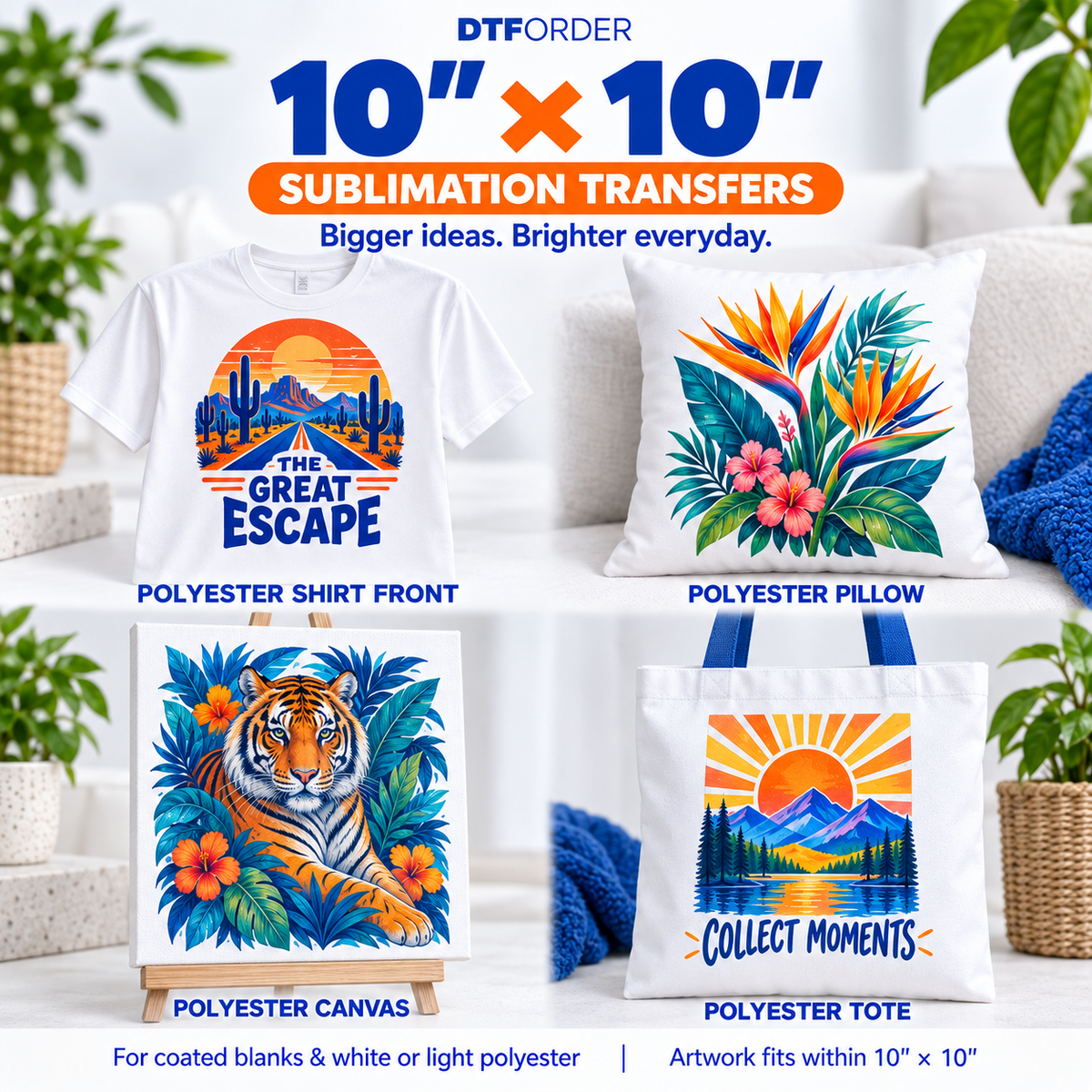 Order Transfer By Size (Sublimation)