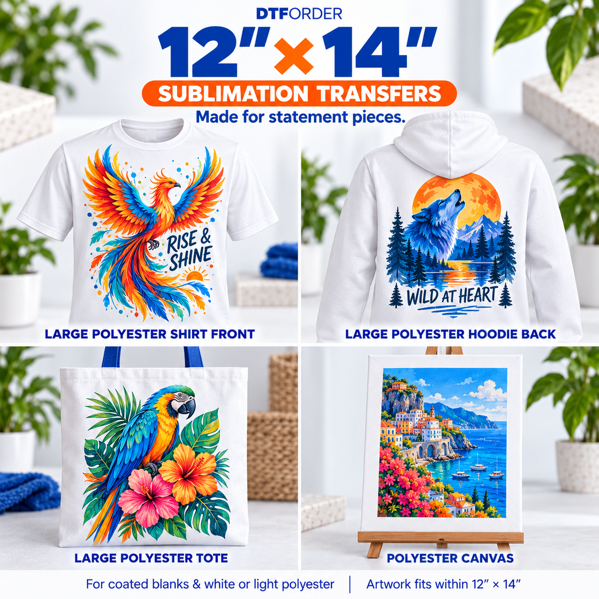 Order Transfer By Size (Sublimation)