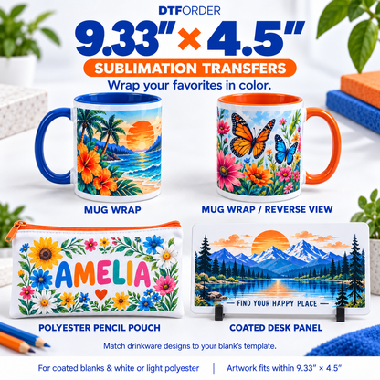 Order Transfer By Size (Sublimation)