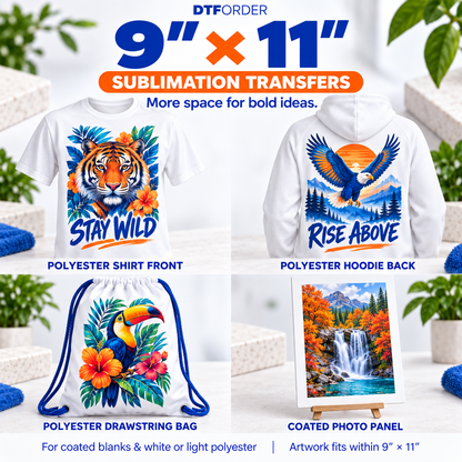 Order Transfer By Size (Sublimation)