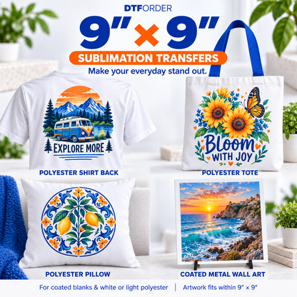 Order Transfer By Size (Sublimation)