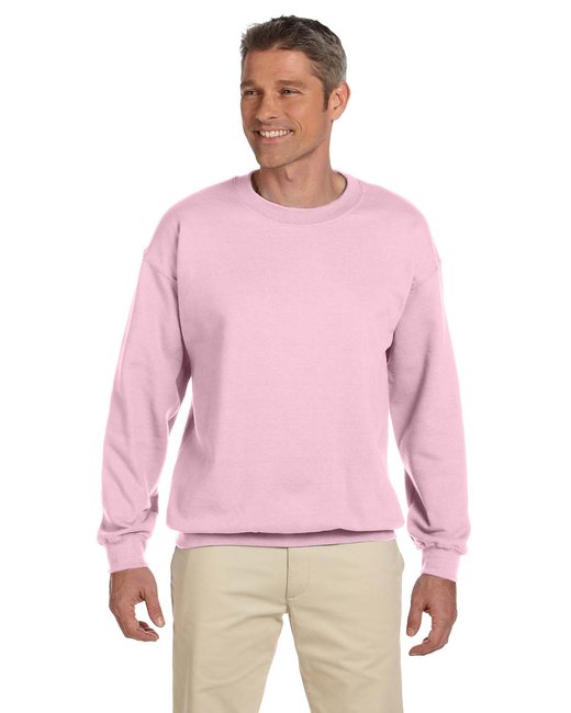 G18000 Gildan Adult Heavy Blend 8 Oz. 50/50 Fleece Crew S / Light Pink