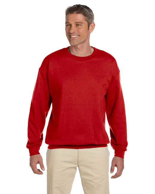 G18000 Gildan Adult Heavy Blend 8 Oz. 50/50 Fleece Crew S / Red