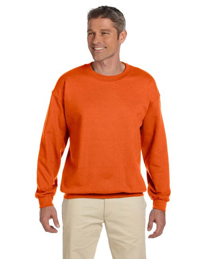 G18000 Gildan Adult Heavy Blend 8 Oz. 50/50 Fleece Crew S / Orange