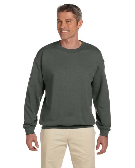 G18000 Gildan Adult Heavy Blend 8 Oz. 50/50 Fleece Crew S / Military Green