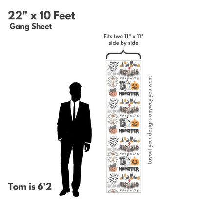 Gang Sheet 22 X 120 (10 Feet)