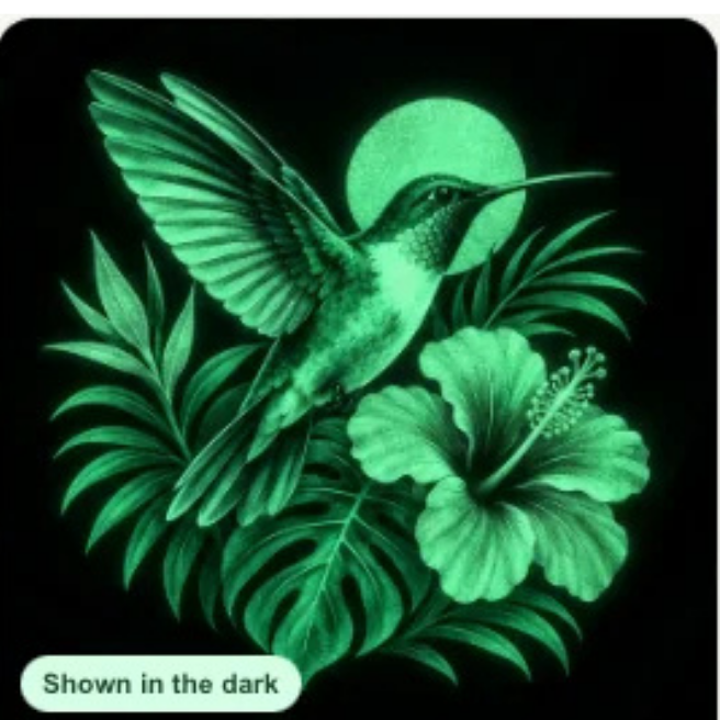 Glow in the Dark Finish