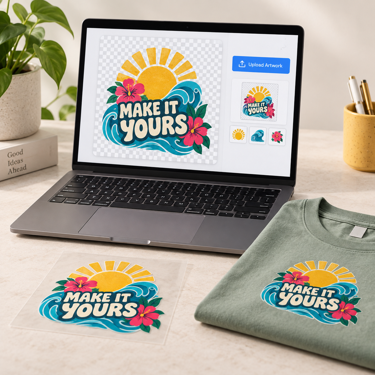 Upload your artwork & place your order.