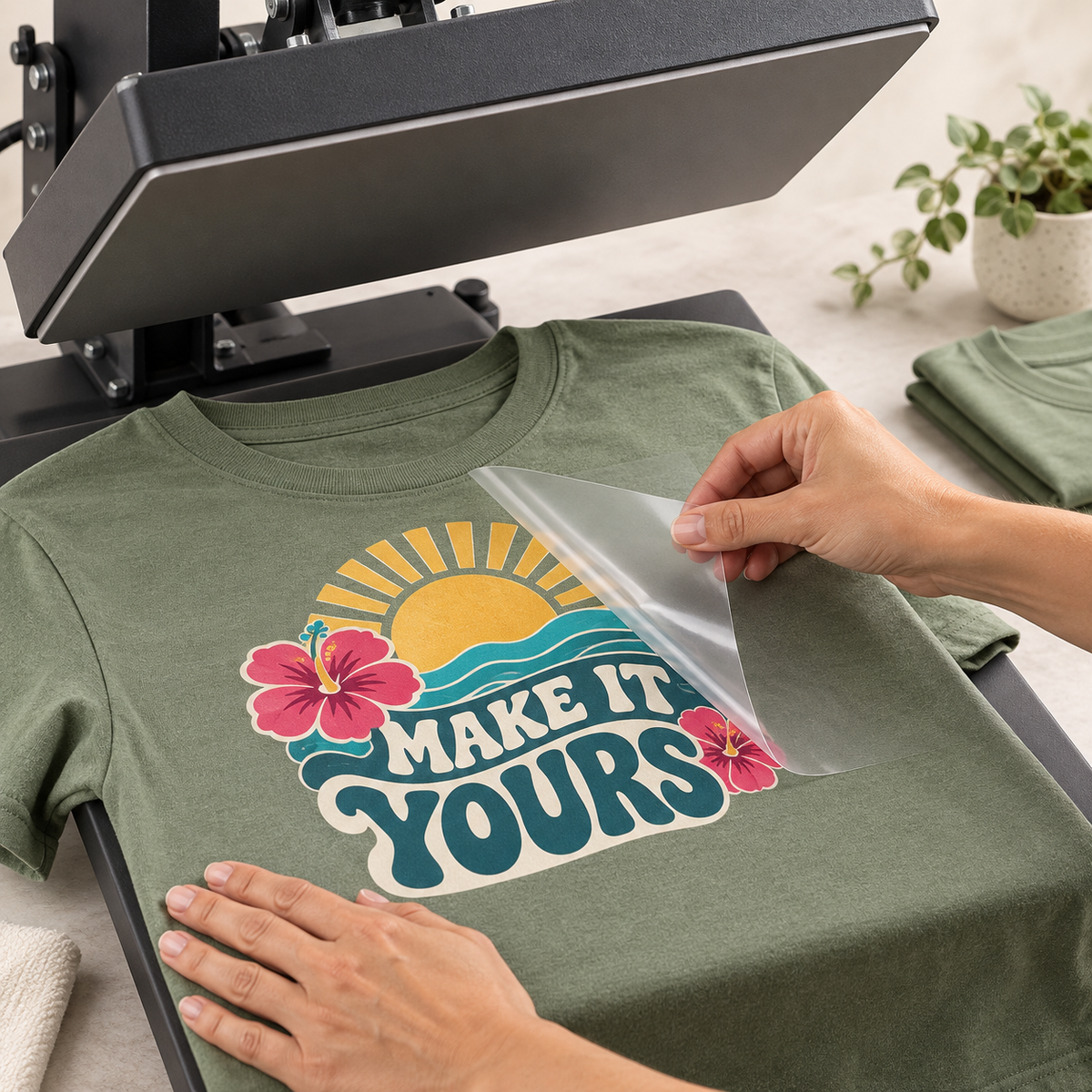 Press. Peel. Make it yours.